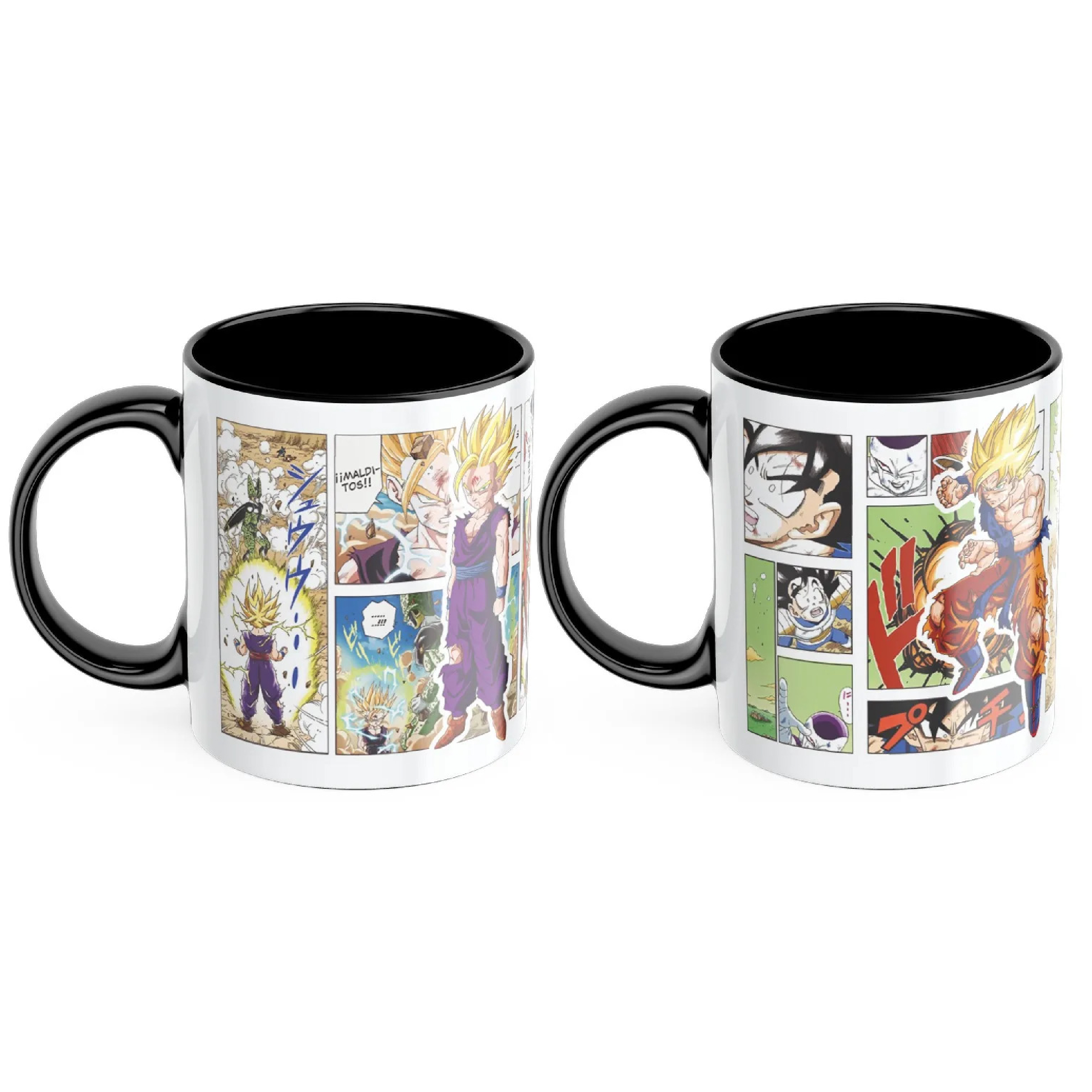 Pack tazones Dragon Ball Z Goku y Gohan diseño IKONIKO