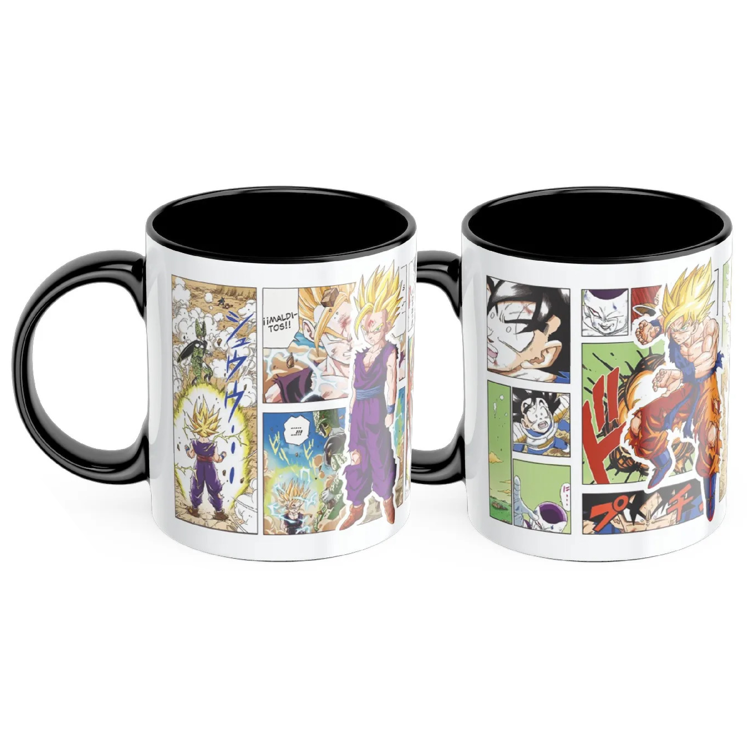 Pack tazones Dragon Ball Z Goku y Gohan diseño IKONIKO