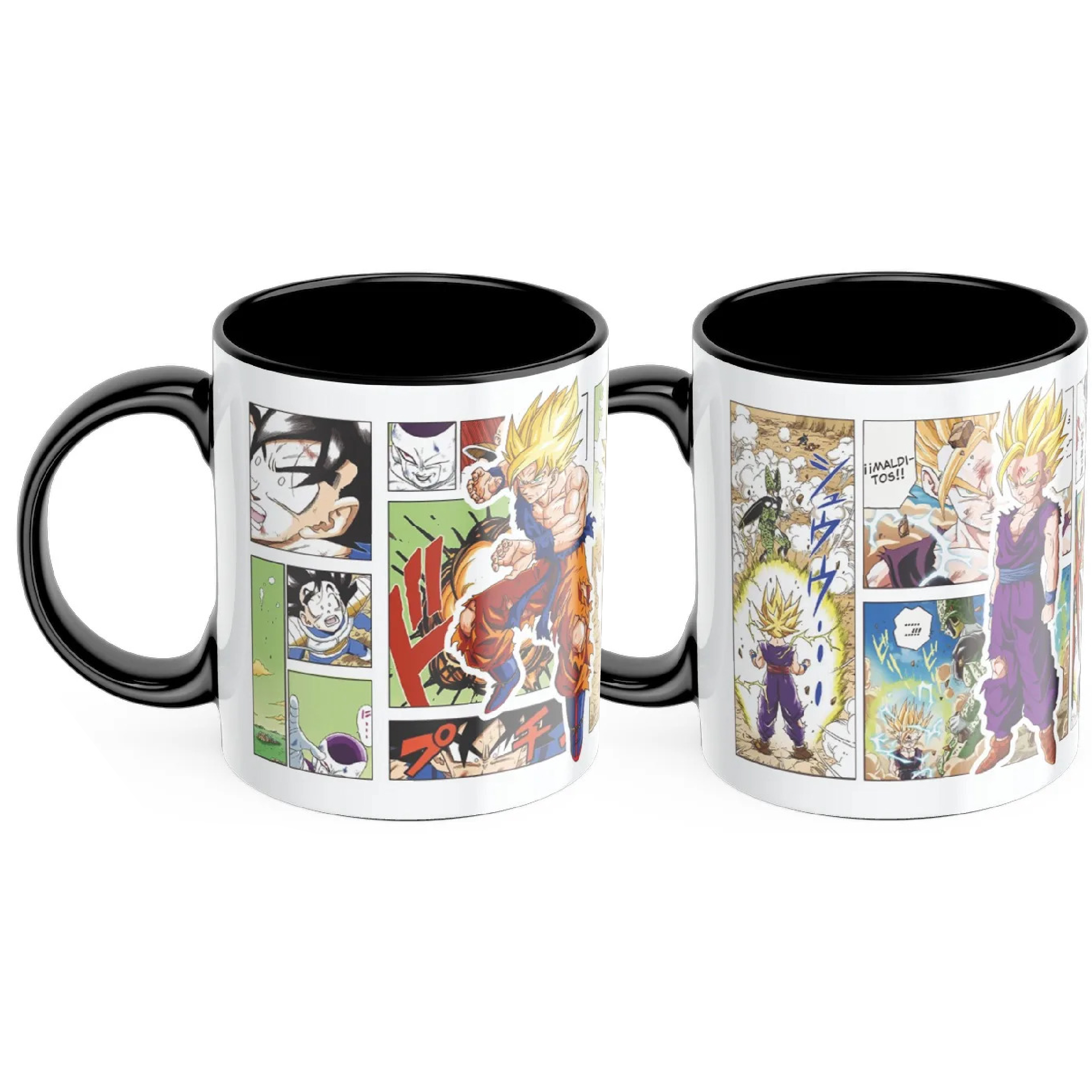 Pack tazones Dragon Ball Z Goku y Gohan diseño IKONIKO