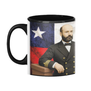 Tazón Arturo Prat con diseño de la bandera chilena IKONIKO