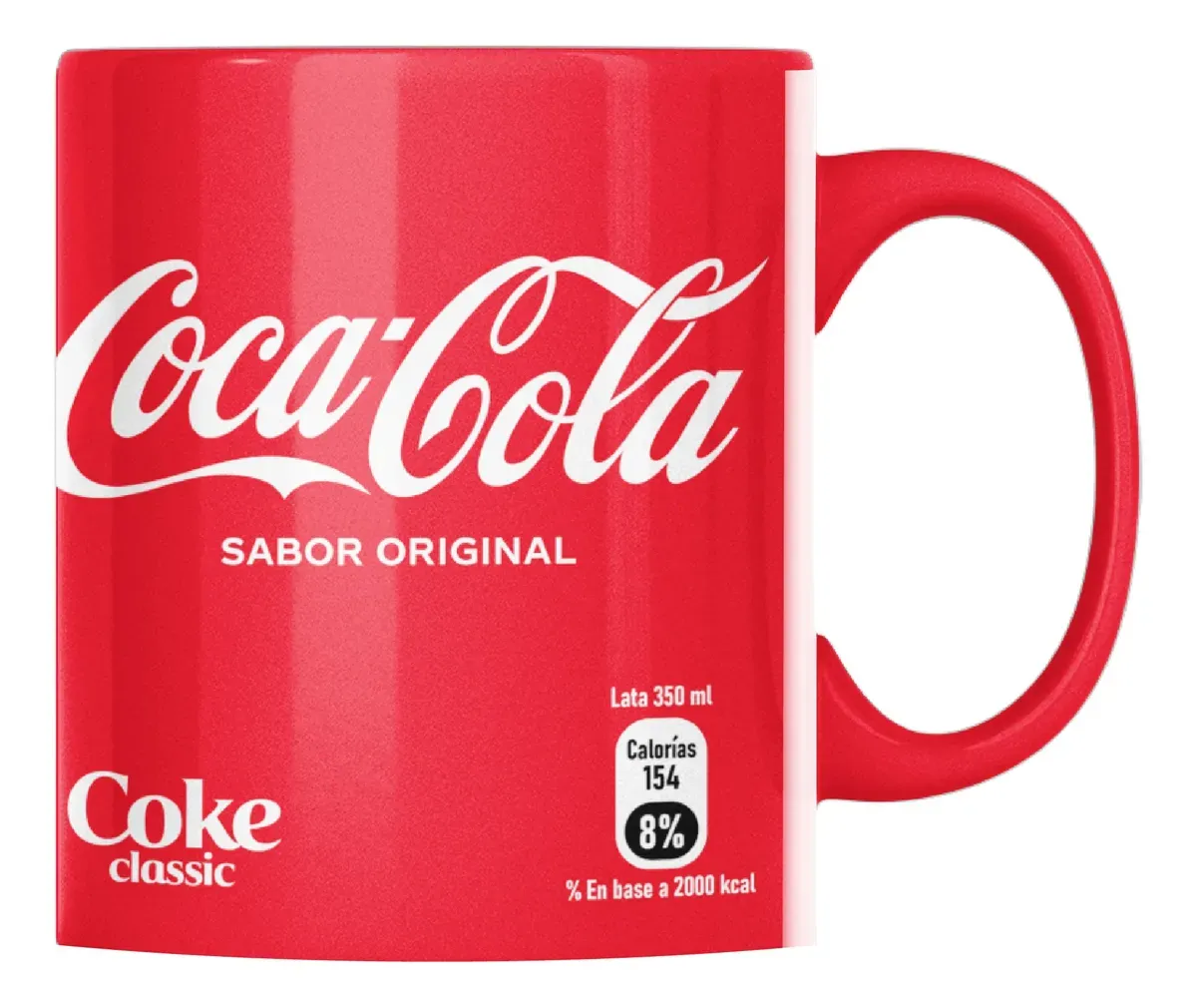 Tazón Coca-Cola personalizado con nombre – Diseño rojo estilo “Comparte una Coca-Cola con”