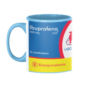 Tazón Ibuprofeno con diseño chileno – Taza original para días difíciles