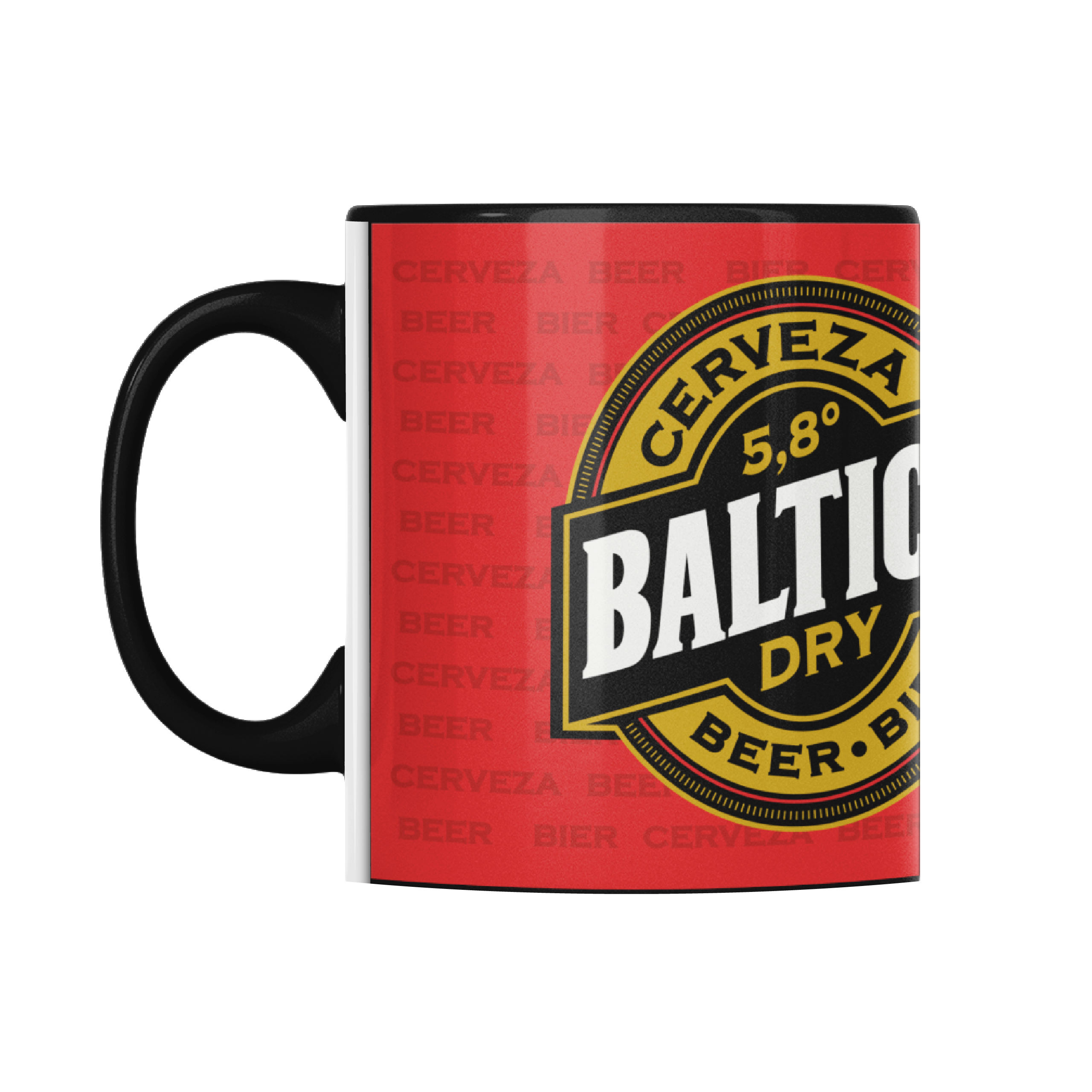 Tazón Baltica diseño vintage chileno – tazón cervecero para regalo o colección by Ikoniko